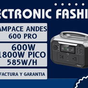 ⚡ AMPACE ANDES 600 PRO – 585 Wh – 1800W PICO – PORTÁTIL – $400 USD 🔋 - Img 55800401