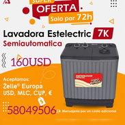 Lavadora eléctrica 7kg - Img 55782883