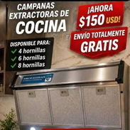 *wa.me/59433103* *✨️🖤#CAMPANAS #EXTRACTORAS DE #COCINA,ELIMINA GRASAS,VAPORES Y OLORES. Marca *"DRIJA" de  90cm  "NEGRA - Img 55749014