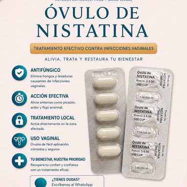 Misoprostol, DIU, CONDONES, PASTILLAS ANTICONCEPTIVAS, TAMPONES, COPAS MENSTRUALES, OVULOS METRONIDAZOL, NISTATINA, TEST - Img 126610767