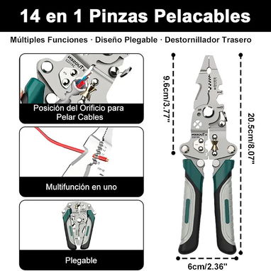 Pinza Plegable Multifuncional, NUEVA - 3/4