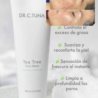 🌿Limpiador y crema facial TEA TREE 🌿 para acné y pieles grasas🌿 - Img 123429672