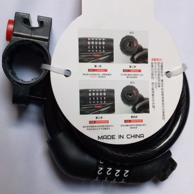 Candados combinación para bicicletas, motos, scooter y coches 🚲🛴🛵 - 3/3