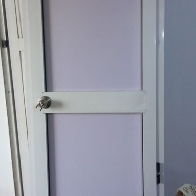 Puerta de aluminio y melamina y colchón camero original - Img 119975744