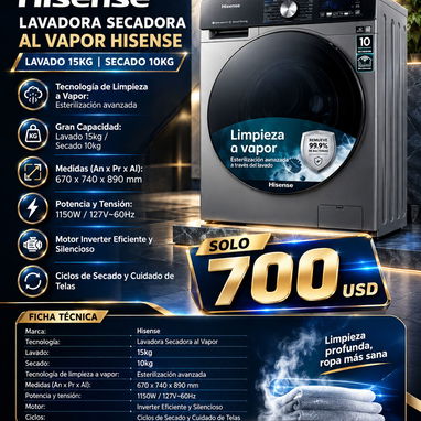 Lavadoras secado al vapor - 2/3