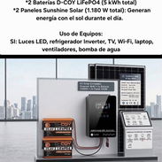 Kit solar de 4kw inversor sumry 4000w más 2 batería mas 2 paneles, laisla 💯 - Img 58057895