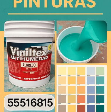 TODO EN PINTURAS ORIGINALES SELLADAS IMPORTADAS VINIL ANTIHUMEDAD, ESMALTE, IMPERMEABILIZANTE CALIDAD Y GARANTÍA - Img 98415027