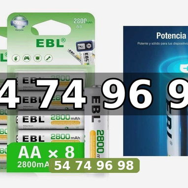 Pilas AAA EBL 1100 mah - 3/3