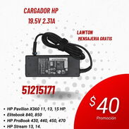 Cargador Laptop HP 40USD Punta azul - Img 45298676