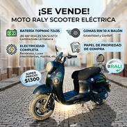 🚀 ¡EN VENTA! Scooter Eléctrica Rali 100% Electric 🚀 - Img 57914412