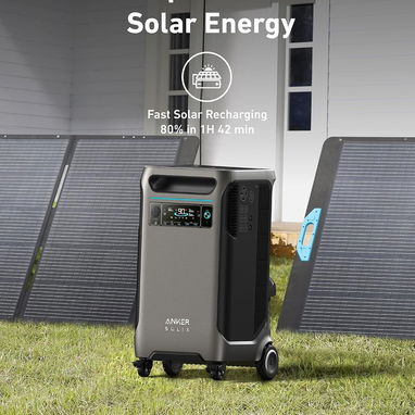⚡ Anker Solix F3800 – 3840Wh – 6000W / 9000W PICO – 120/240V – EXPANDIBLE - 3/4