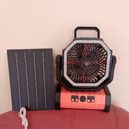 Ventilador recargable con panel $22500 - Img 55201565