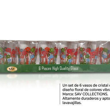Set de 6 vasos de cristal - Img 123933442