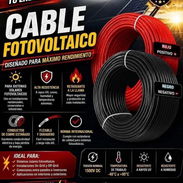 Cable fotovoltaico calibre 10 a 3 usd el metro - Img 56104026