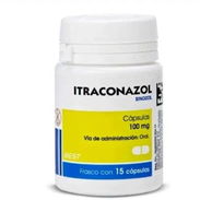 Venta de Itraconazol. Frasco de 15 tabletas de 100 mg en 8000 pesis en - Img 56615761