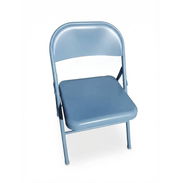 Silla Plegable Metálica Gris 7HOUSE - Img 58139621