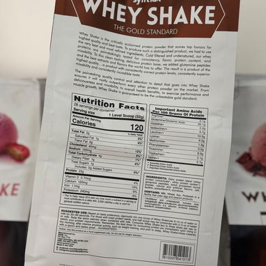 WHEY PROTEIN SHAKE SYNTRAX 2LBS - 10/10