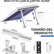 Base de aluminio para panel solar - Img 56794175