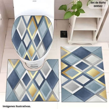 Juego de 3 alfombras para el baño - 3/3