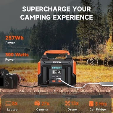 📞53884600.🎇 Estación de Energía Portátil 300W / 257Wh – Bailibatt🎇 Mensajería disponible.🚴 - 4/6
