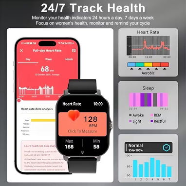 ☎️53544655 🛵 Entrega Disponible ⭐Smartwatch Inteligente HD 1.83" – Llamadas Bluetooth, Más de 120 Modos Deportivos y  ⭐ - 7/9