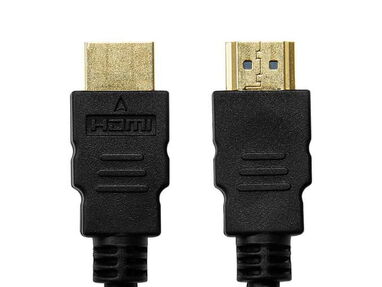 Cable HDMI engomado y enmallado de punta dorada, version 1.4 de 3.0m - Img main-image