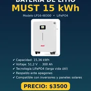 Batería Must de 15k Modelo LP16-48300 - Img 57798946