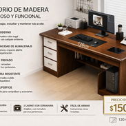 Escritorio de madera - Img 57323106