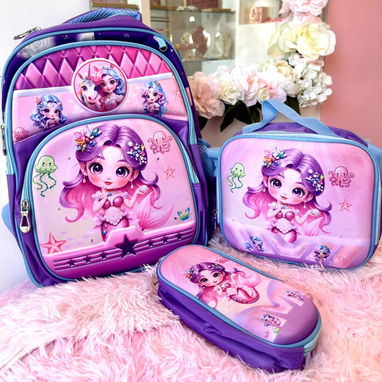 Mochilas para niños y niñas de 3 piezas 👧 👦 - 2/2
