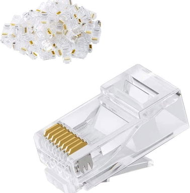 Conectores RJ 45 paquete de 100 en 3000 . mensajería . - Img 75380007