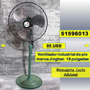 Ventilador industrial de pie marca Jinghan  18 pulgadas 95 USD...51596013.....Mensajeria Costo Adicional (Star-1003) - Img 57886794