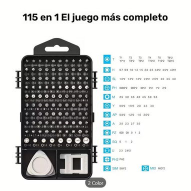 KIT DE HERRAMIENTAS PARA REPARACIÓN ELECTRÓNICA - Img 113471676
