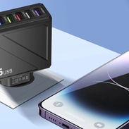 Multicargador negro de 6 puertos USB 3.0 - Img 53791948