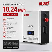 ☘️Bateria MUST de 51.2V x 200A - Img 56543908