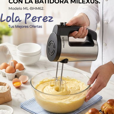 Merenguera, batidora de mano milexus, NUEVA EN SU CAJA - 2/2