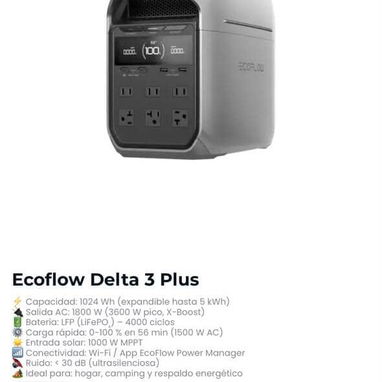 Estaciones de Energía Ecoflow - 4/4