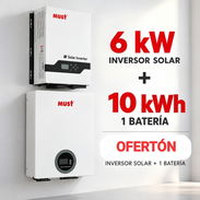 Inversor must 6kw Batería must de 10kwh - Img 58126030