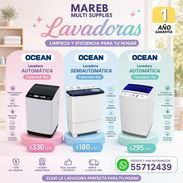 Lavadoras Automáticas y Semiautomáticas marca OCEAN - Img 55910602