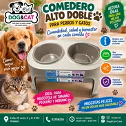 COMEDERO ALTO DOBLE PARA PERROS - Img 57631626
