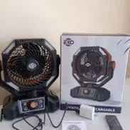 Ventilador recargable Marca EKO, robustez , sensación PREMIUM y calidad de sobra: - Doble Aspa de 8 velocidades (Flujo d - Img 55543794