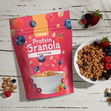 Granola con proteína - 275g chocolate y avellanas (Prozis) - Img 123662195