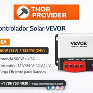 Controlador Solar MPPT VEVOR 50A 660W (12V) / 1320W (24V) 98% Eficiencia 12V/24V Con Bluetooth Regulador de Carga Negr - Img 55071761