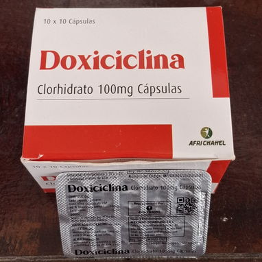 ⚕️- Doxiciclina 100 mg, 1 Tira de 10 Capsula -⚕️ - Img 113279475