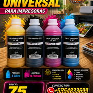 🖨️ PACK DE TINTA 🖨️ 4 POMOS DE 1 LITRO PARA IMPRESORAS. MENSAJERÍA CON FACTURA Y GARANTÍA. 📲 54833699 - Img 56445042