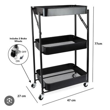 Estante organizador metálico flexible alta calidad de 3 niveles G2) - Img 114213730