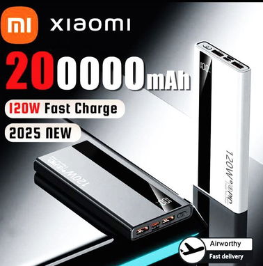 REBAJA. Bancos Carga (Power Bank) XIAOMI. 120 W. Carga súper rápida. Capacidad 200,000 mAh. 2 MOD. Nuevos, en su caja. - Img 88439535