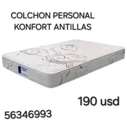 COLCHON PERSONAL KONFORT ANTILLAS - Img 54447881