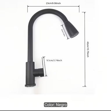 Grifo de cocina de mando extraíble - 2/5