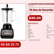 LICUADORA VASO DE VIDRIO RUDEN - Img 57027629