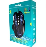 Mouse Weibo 912 de 8 botones Luces RGB Cable enmallado ! - Img 49756800